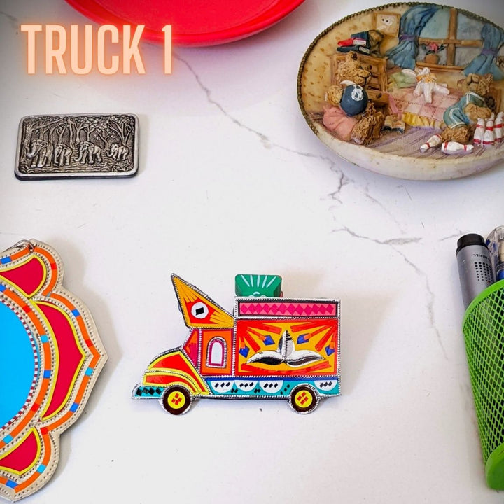 Truck Art Accessories, hand-painted, Pakistani Art, Home Décor, Kitchen Accessories