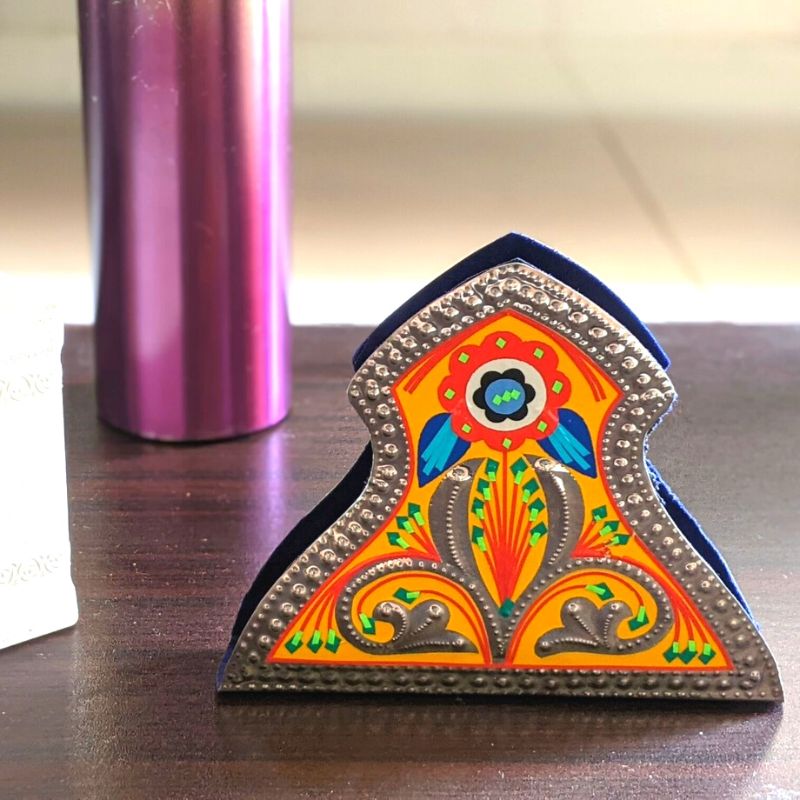 Yellow Napkin Holder Urban Truck Art