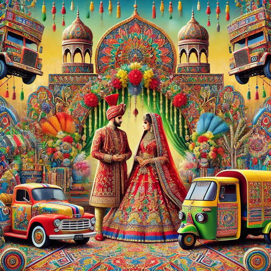 Pakistani Weddings with Urban Truck Art