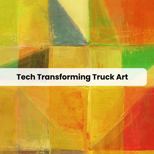 Digital Brushstrokes: How Technology Is Transforming Traditional Truck Art