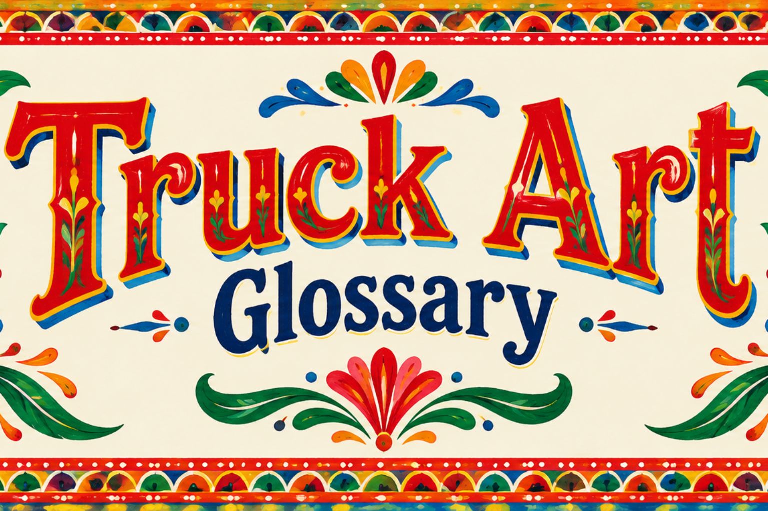 Truck Art Glossary