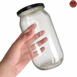 Glass 1000ml Jar Transparent