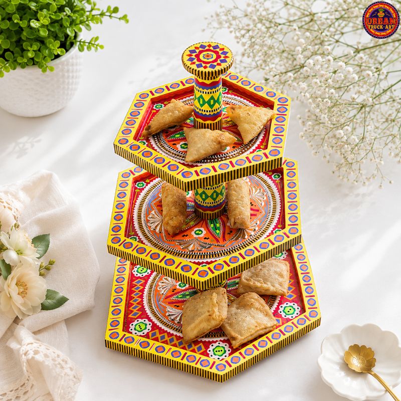 3 Tier Hexagon Tray