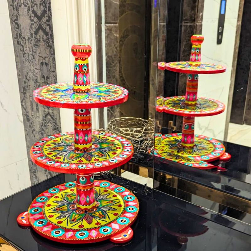 3 tier round Tray