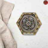 Royal Black Hexagon Trays