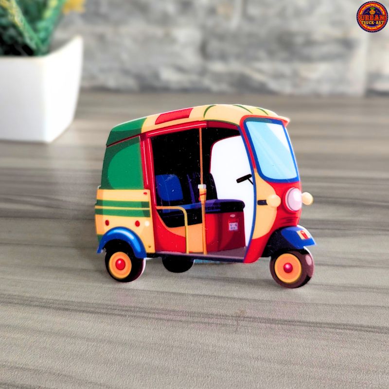 Acrlylic Rickshaw Magnet