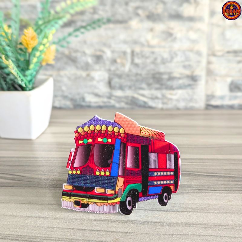 Truck Art Fridge Acrylic Magnets