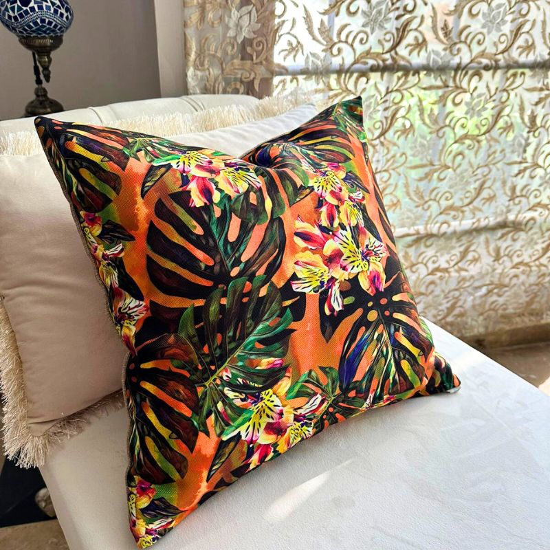 Amazon Forest Cushion, Digital Printed, Cushion Cover