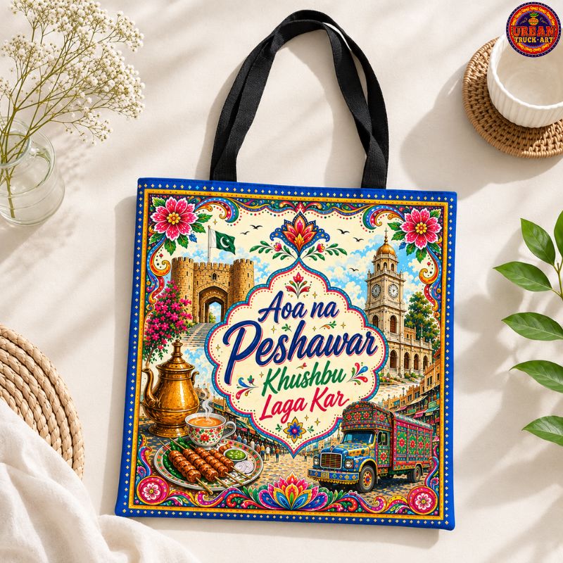 Aoa Na Peshawar Khusbu Laga Kr Tote Bag