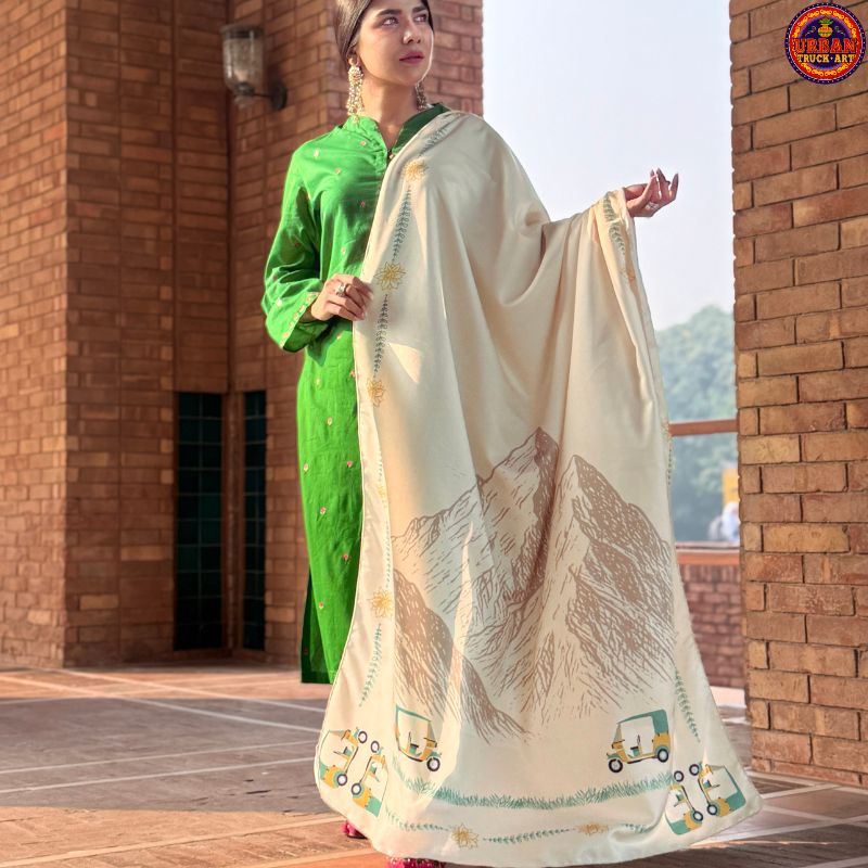 Aasman - E- Passu Shawl