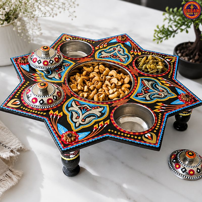 Royal Black Star Tray