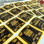 Black & Gold Spice Labels
