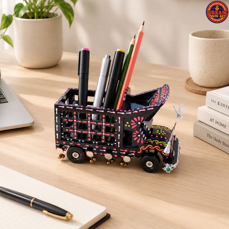 Black Truck Stationary Holder