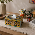 Black Truck Art Tissue Box 