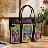 Black Handmade Truck Art Laptop Bag