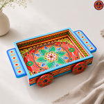 Truck Art Wooden Tray On Wheels