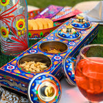Blue 4 compartment Tray