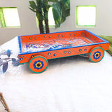 Blue Arc Mini Tray On Wheels