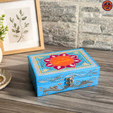 Personalised Blue Jewelry Box