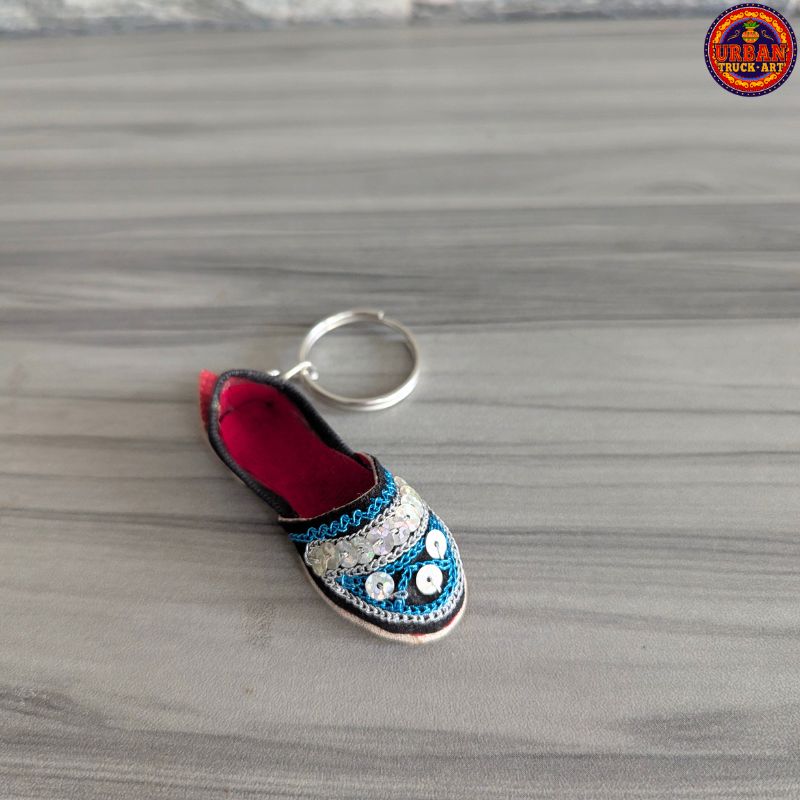 Blue Khussa Keychain