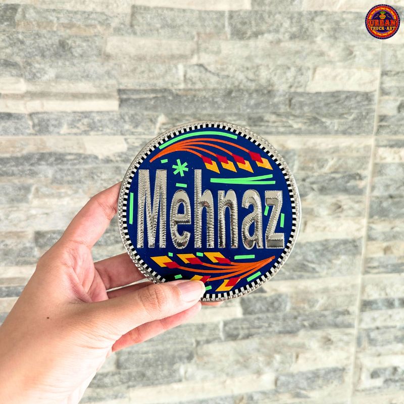 Royal Blue Personalised Name Coaster