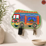 Blue Bus Key Holder for Wall
