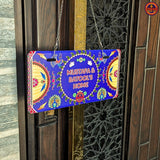 Blue Classic Digital Name Plate