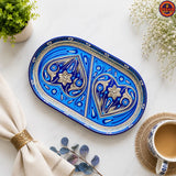 Blue Breakfast Vanity Tray
