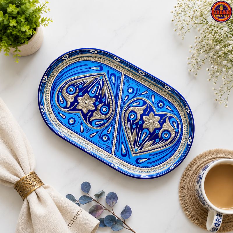 Blue Breakfast Vanity Tray