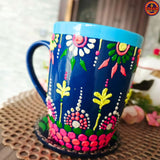 Blue Mandala Art Decorative Mug