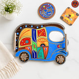 Blue Rickshaw Truck Art Tray