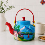 Blue River Hand Painted Teapot