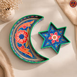 Blue Star and Moon Tray