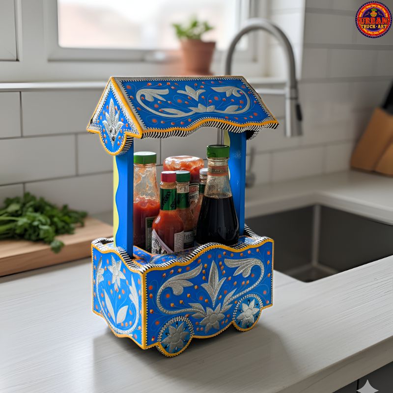 Royal Blue Tissue Cart