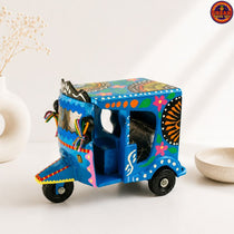 Blue Truck Art Rickshaw