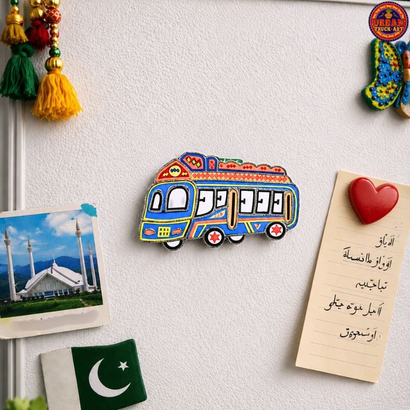 Blue Wagon Fridge Magnets