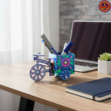 Blue Cycle Stationary Holder