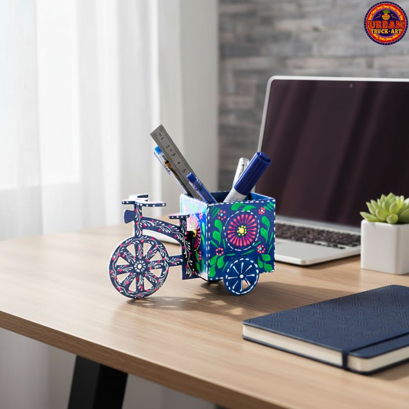 Blue Cycle Stationary Holder