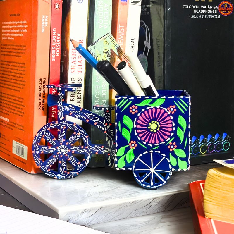 Blue Cycle Stationary Holder