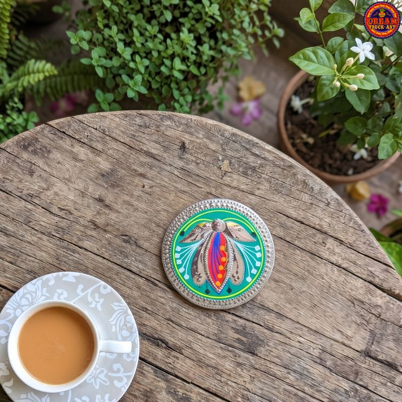 Green Bow Coaster
