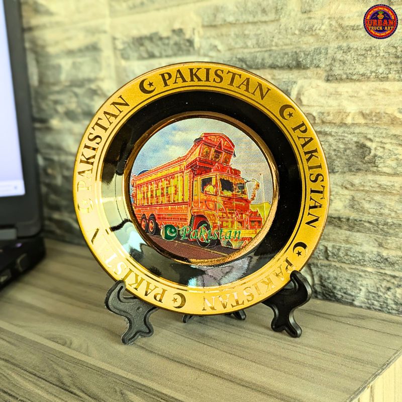 Pakistani Bus Ceramic Plate