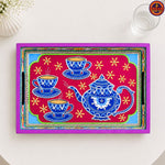 Crimson Wooden Tray