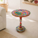 Dancing Peacock Wooden Coffee Table