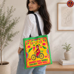 Yellow Truck Art Tote Bag
