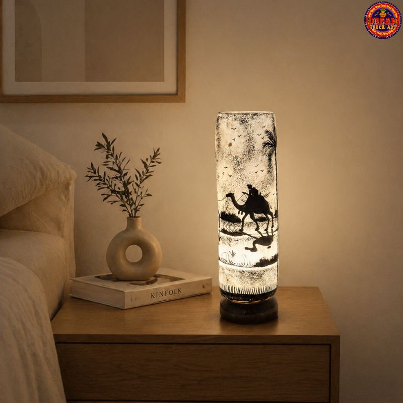 Doha Camel Skin Lamp
