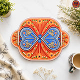 Double Heart Vanity Tray