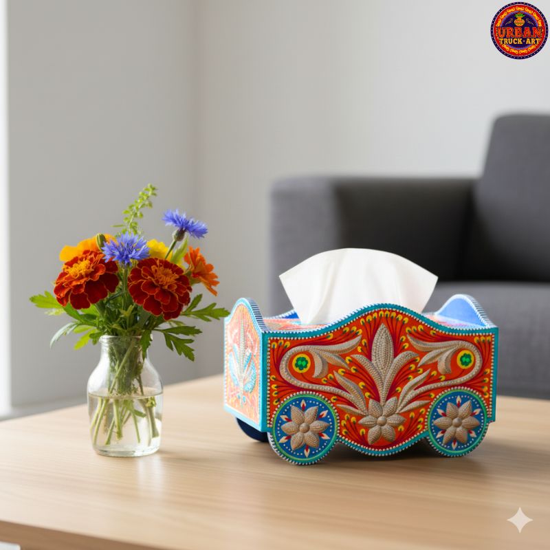 Fiery Red Tissue Box