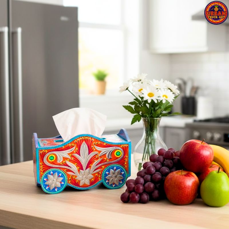 Fiery Red Tissue Box