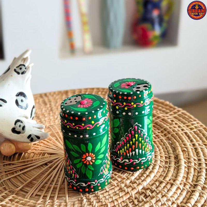 Green Bunki Salt Shaker