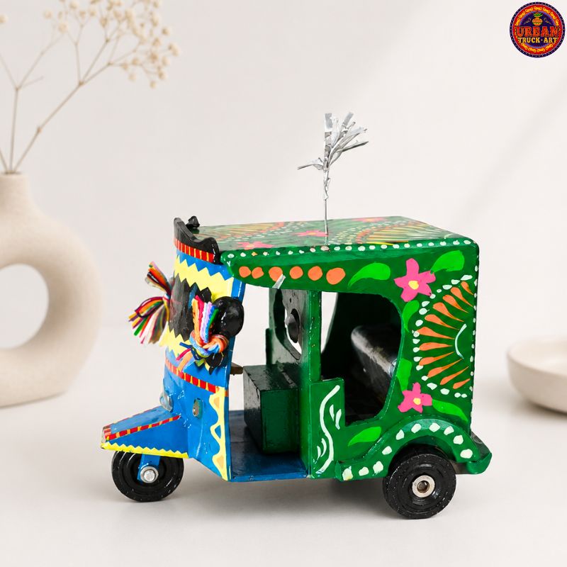 Green Mandala Art Rickshaw
